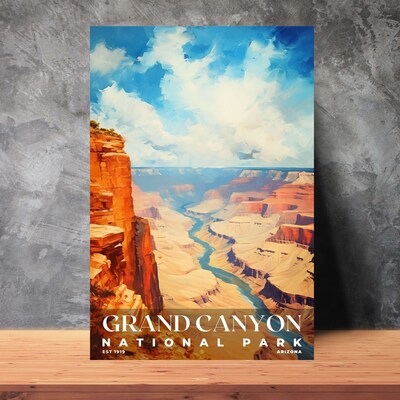 Grand Canyon National Park Poster, Travel Art, Office Poster, Home Decor | S6 - image3